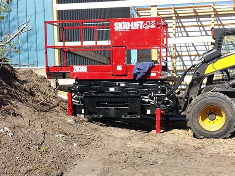 skid steer post lifting attachment|skid lift attachment for sale.